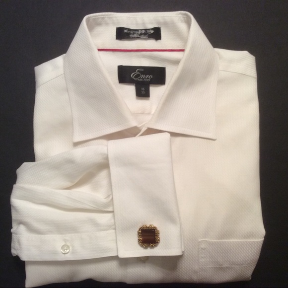 Enro Shirts Enro White French Cuff Dress Shirt Poshmark